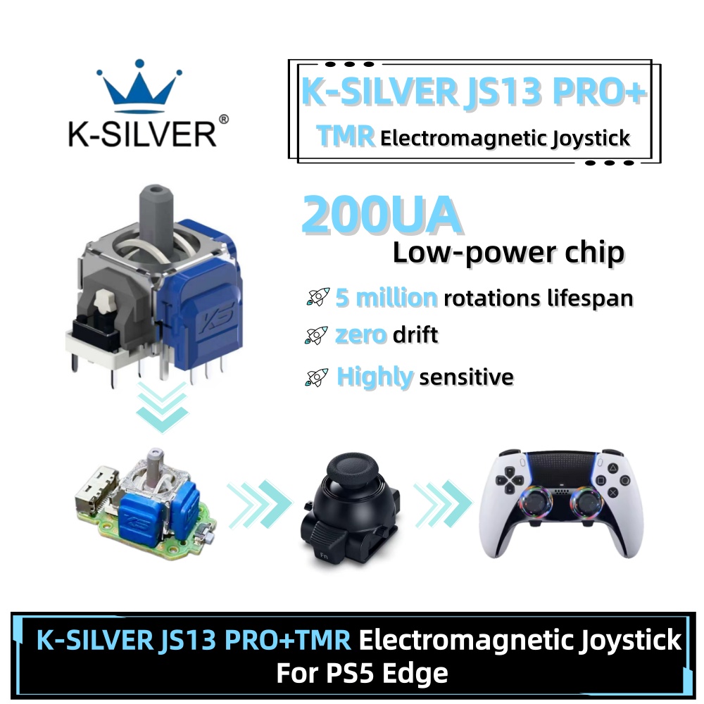 Joystick Module - 2/10 個 PS5 エッジ K-SILVER JS13
