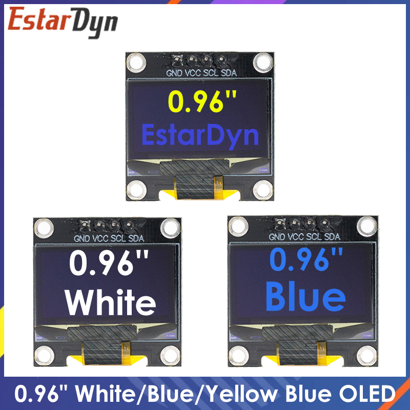 Oled Display 0.96 - 0.96 インチ IIC SPI シリアル 7/4