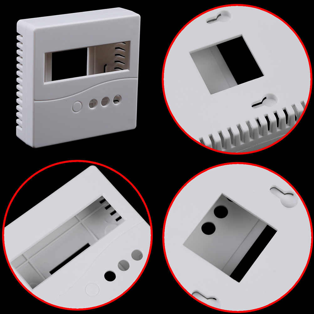 Lcd 1602 - 86 プラスチックプロジェクトボックスエンクロージャケース DIY LCD1602 メーターテスター用ボタン付き。