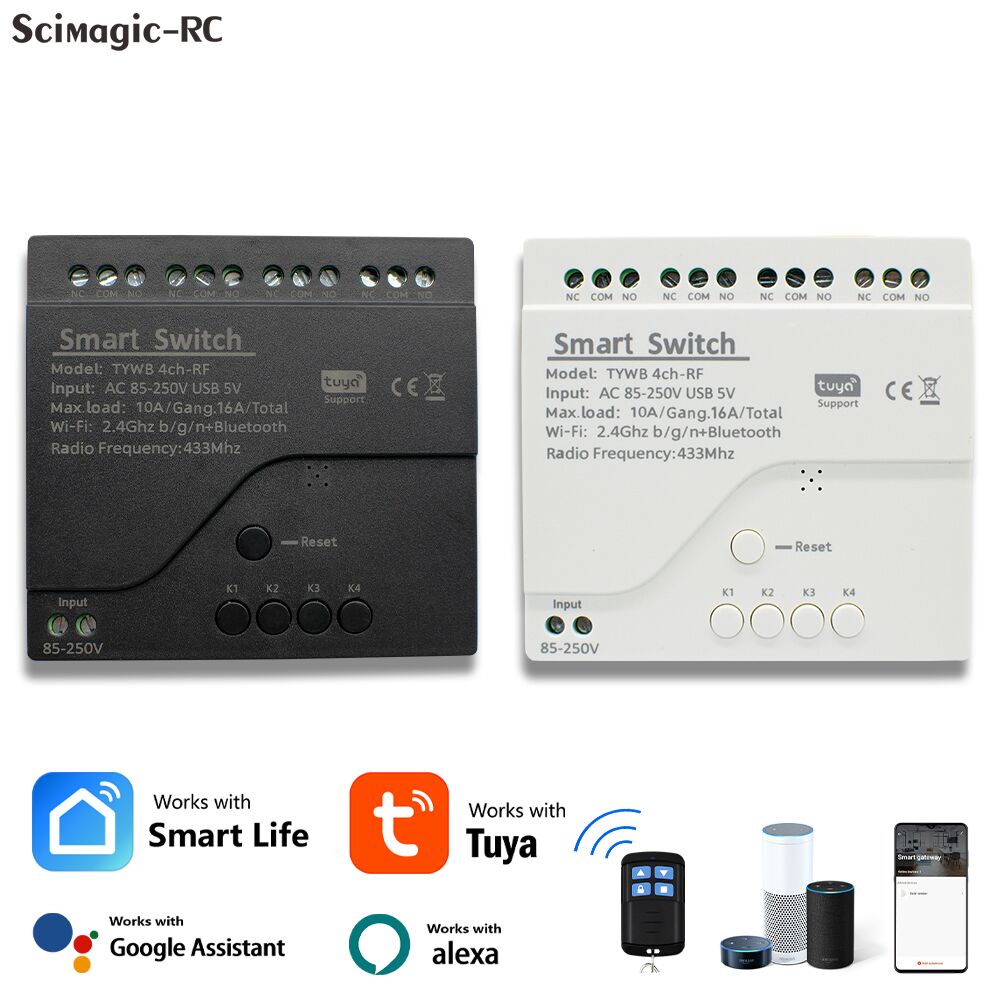 Relay Module 4 Channel - 4CH Tuya スマートWiFiスイッチモジュール 12V 24V 220V