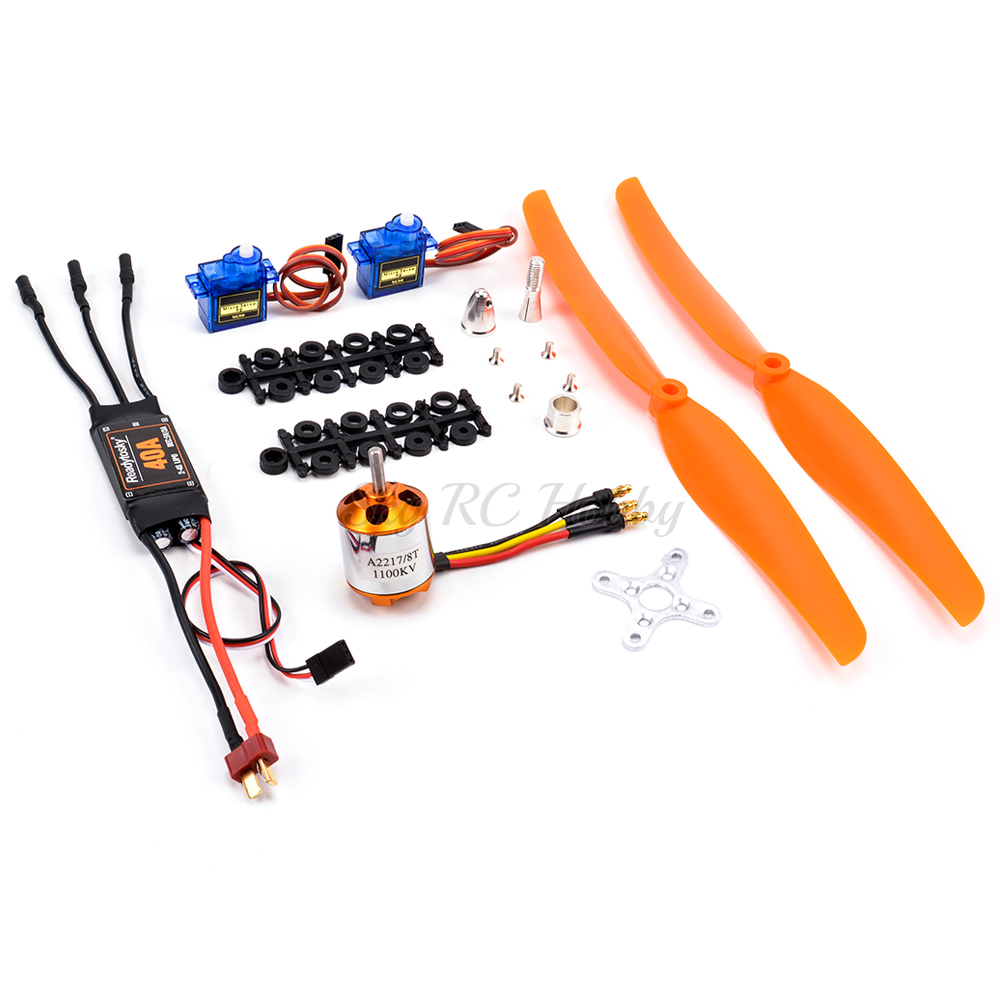 Servo Sg90 - ブラシレスモーターa2217,2217,1100kv,1250kv,2300kv,40a,esc,sg90,サーボ6035,8060,1060,高速rc固定翼航空機用アクセサリー,新品