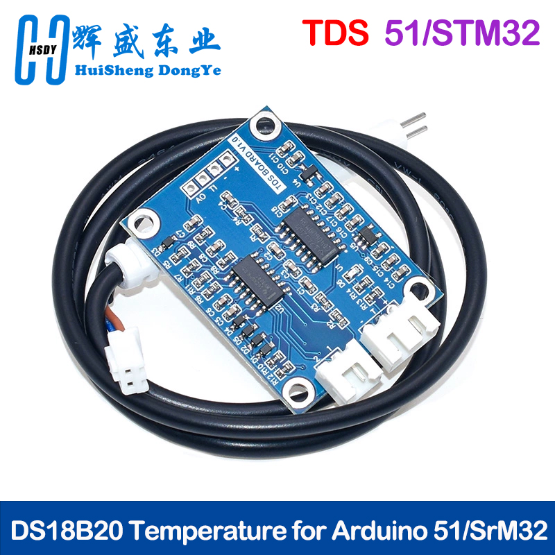 Ds18B20 - TDS センサーモジュール溶存固体アナログ信号可溶性固体水質検出 DS18B20 温度 Arduino 51/STM32
