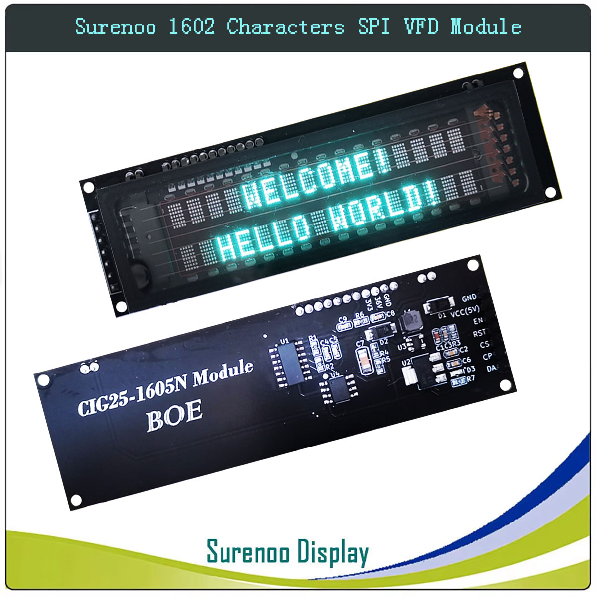 Lcd 1602 - Surenoo 7P シリアル SPI 1602 162