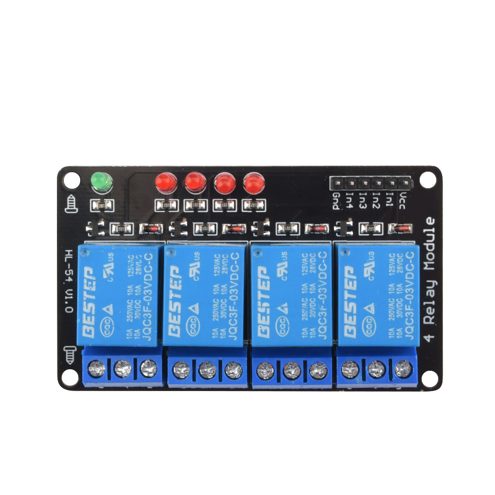 Relay Module 4 Channel - 低レベルトリガー発光リレーモジュール 3V 3.3V 1/2/4 チャンネル電子プロジェクト向けのさまざまなオプションが利用可能