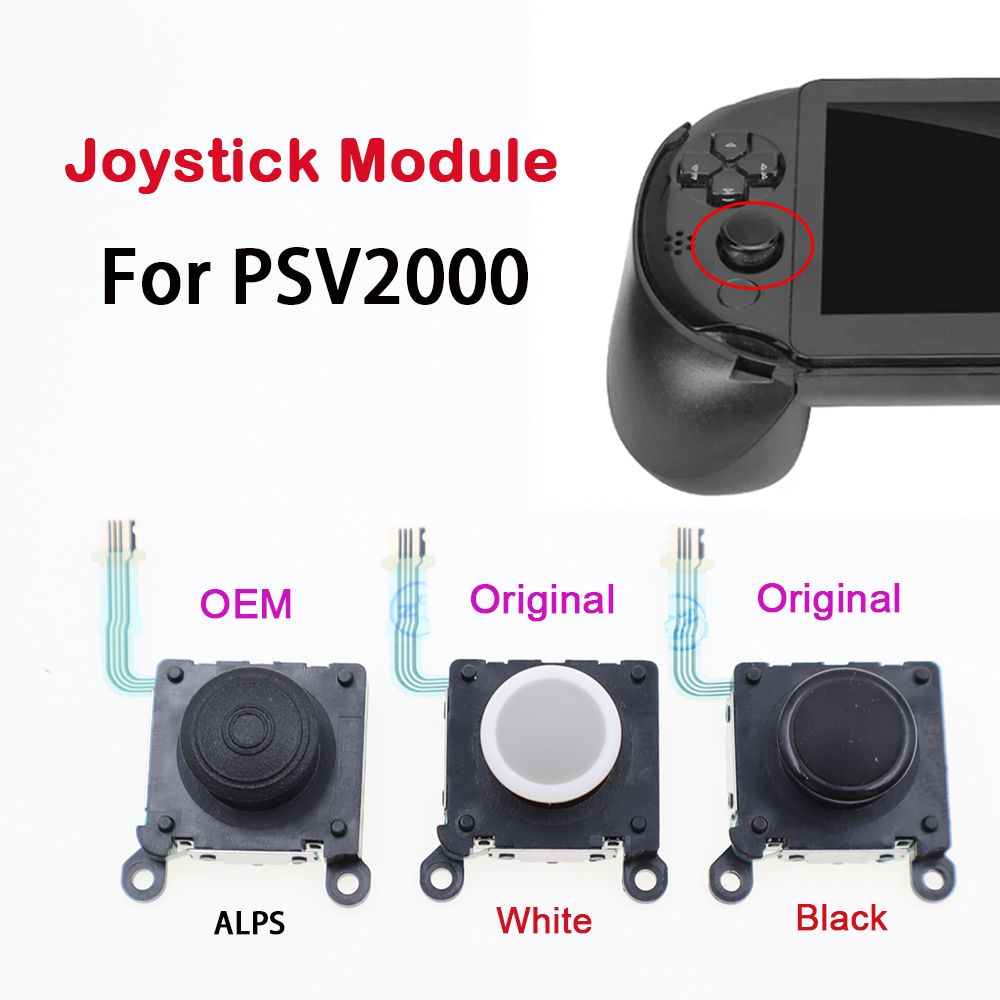 Joystick Module - PS Vita PSV 2000用、オリジナルおよびOEM製ALPS製左右3Dボタン式アナログコントロールジョイスティックモジュール（1個）。