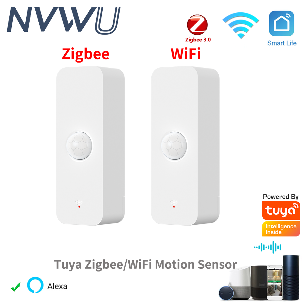Tuya WiFi Zigbee PIR モーションセンサー - Pir Motion Sensor のレビューと価格