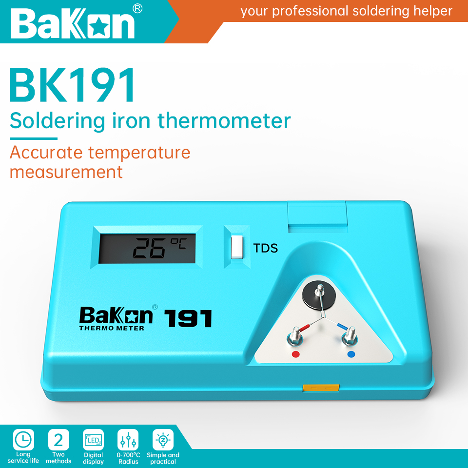 Bakon BK191 はんだこて先テスター温度計、無鉛はん - Soldering Iron Temperature Probe のレビューと価格