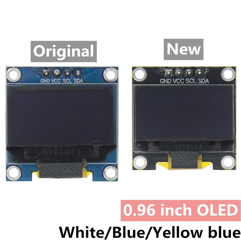 0.96 インチ IIC シリアル 4 ピン白/青/黄青/黄 - Oled Display 0.96 のレビューと価格