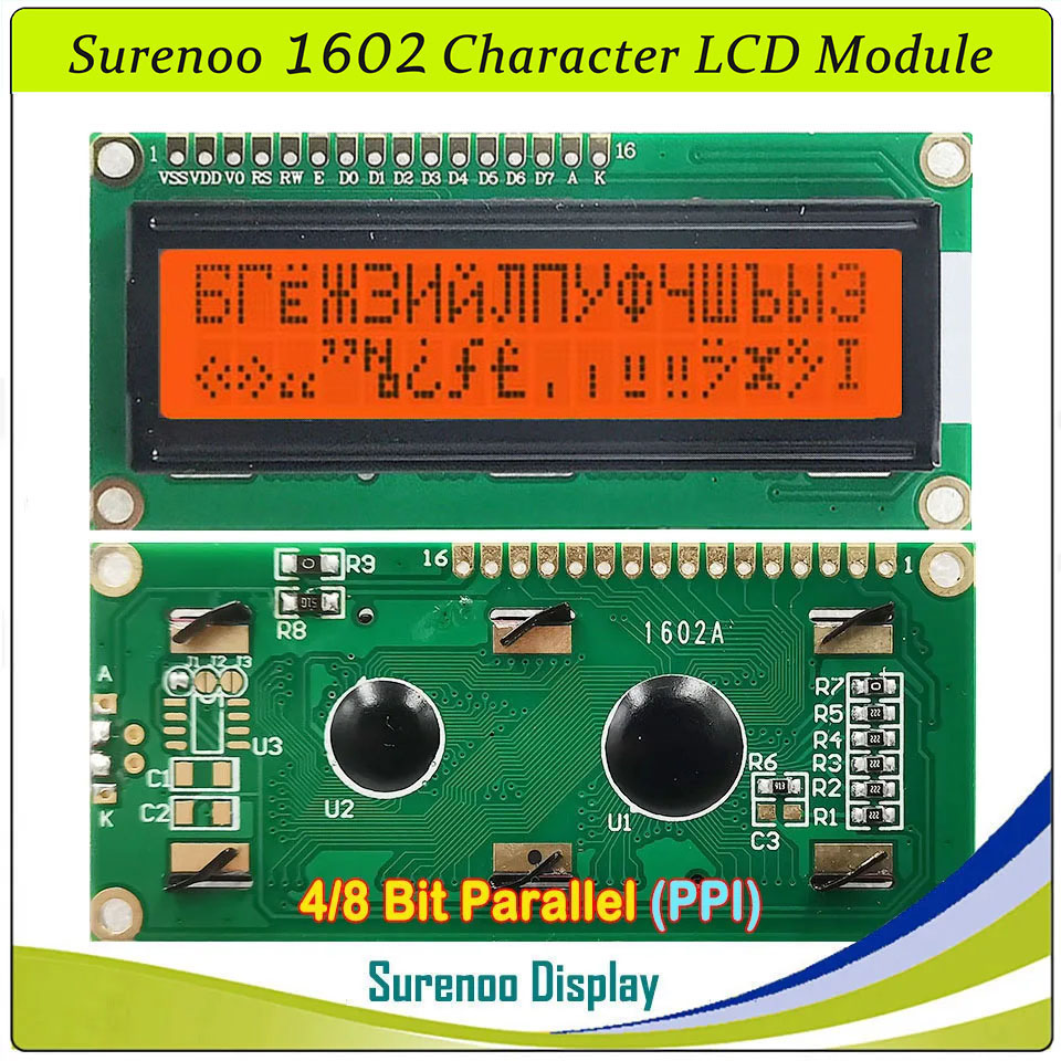 Surenoo 1602 16X2 162 5V 4ビット/ - Lcd 1602 のレビューと価格