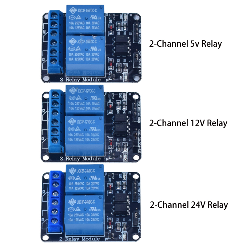 DC 5V 12V 24V 1/2/4/6/8チャンネルリレ - Relay Module 4 Channel のレビューと価格