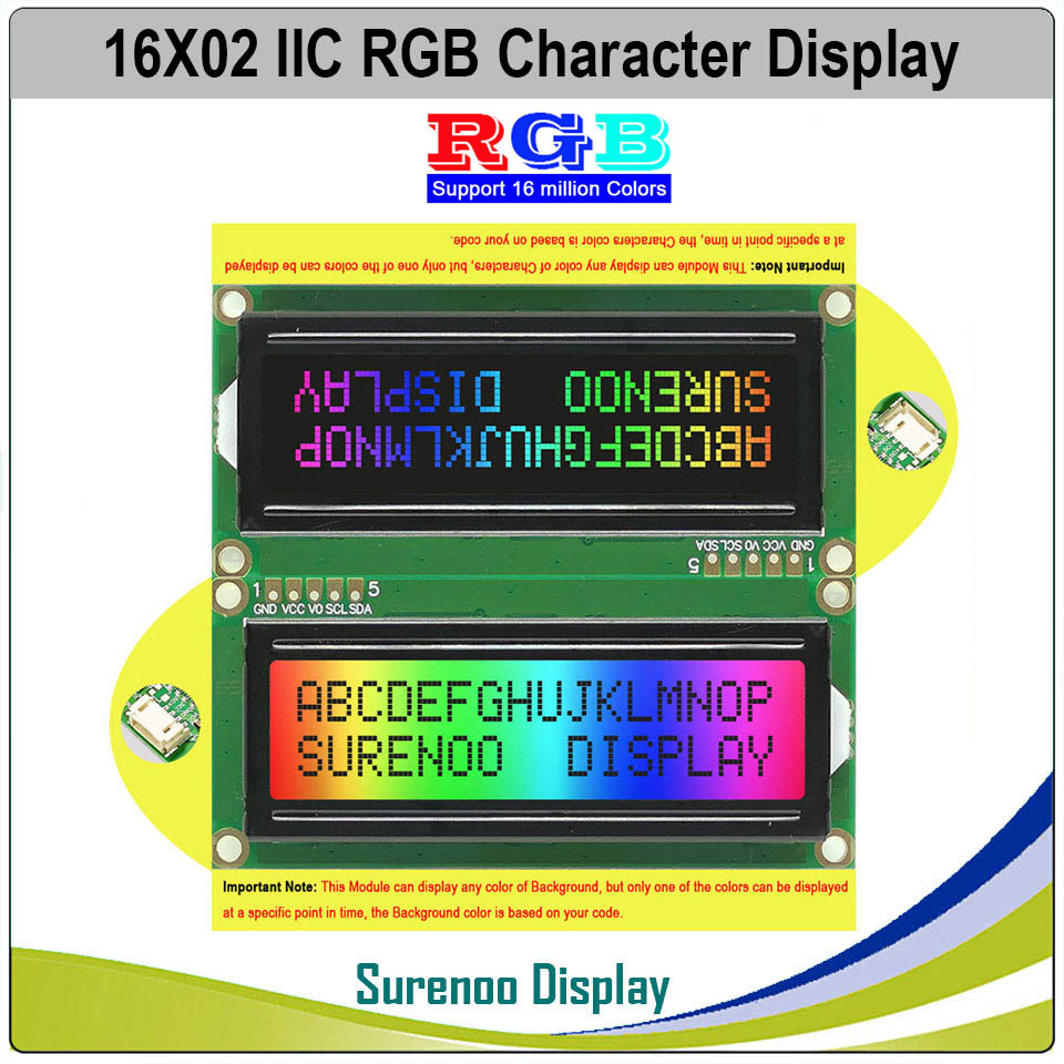 Grove 162 16x2 1602 3.3-5vシリアル - Lcd 1602 のレビューと価格