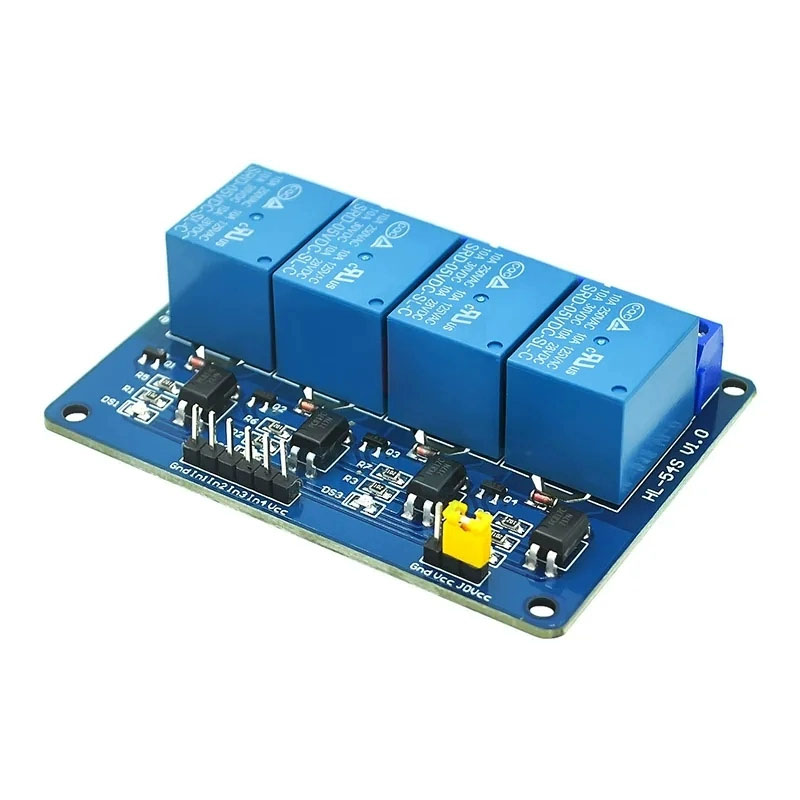 5V 1/2/4/6/8チャンネルリレーモジュール オプトカ - Relay Module 4 Channel のレビューと価格