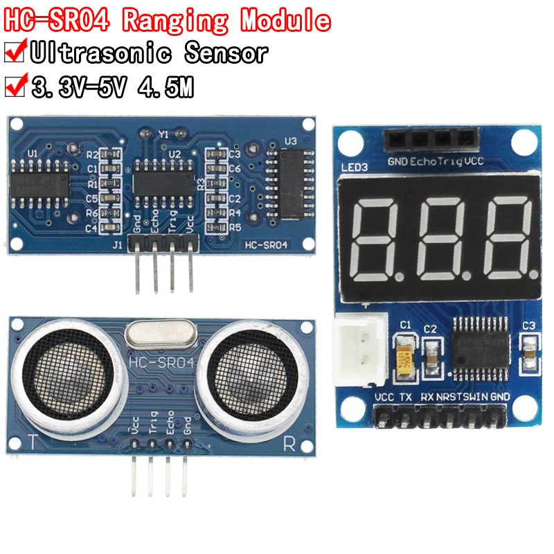 超音波センサー HC-SR04 HCSR04 世界へ超音波検 - Ultrasonic Sensor Hc-Sr04 のレビューと価格