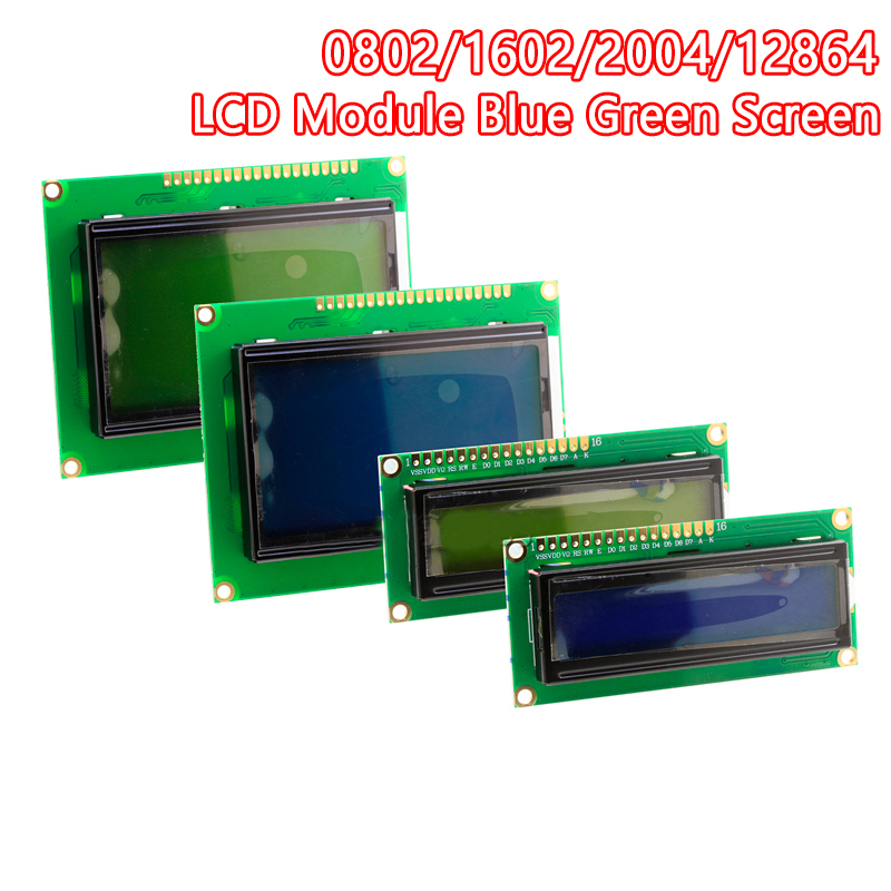Lcdモジュールブルーグリーンarduinoの0802 16 - Lcd 1602 のレビューと価格