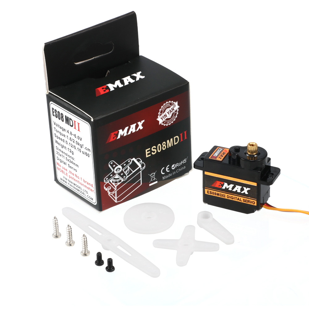 2/4/10 個 EMAX ES08MD II メタルギアデ - Servo Sg90 のレビューと価格