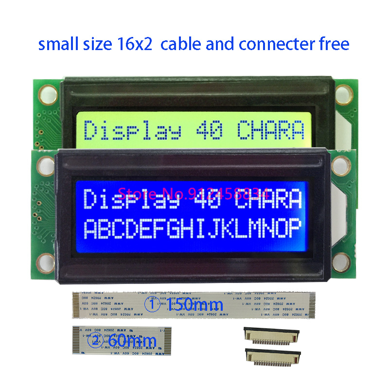 コネクタ1602個のミニサイズの液晶ディスプレイモジュール1 - Lcd 1602 のレビューと価格