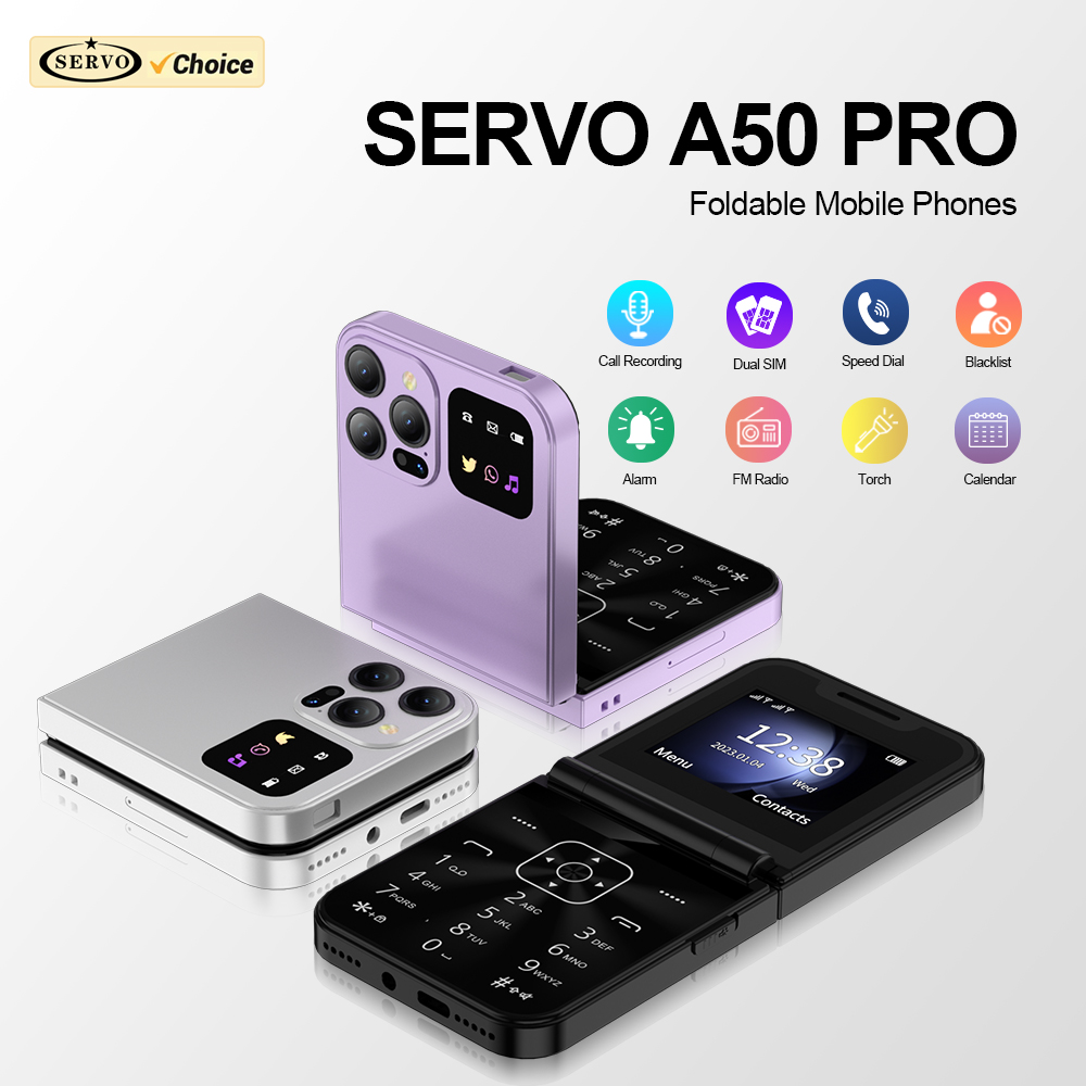SERVO A50 PRO-携帯電話,プロ仕様の折りたたみ式 - Tft Display 2.4 のレビューと価格