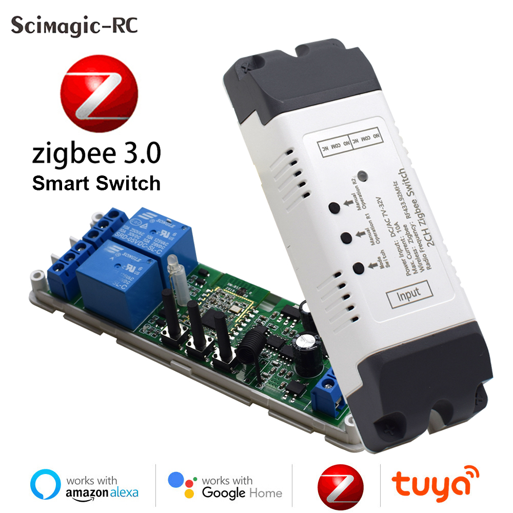 Tuya-リモートコントロール付きインテリジェントウォールス - Relay Module 4 Channel のレビューと価格