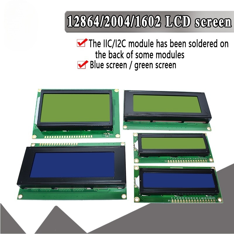 LCD 1602 2004モジュール ブルーグリーン画面 A - Lcd 1602 のレビューと価格