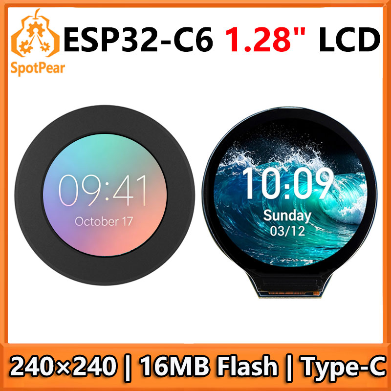 ESP32 C6開発ボード 1.28インチLCDディスプレイ - Sd Card Module のレビューと価格