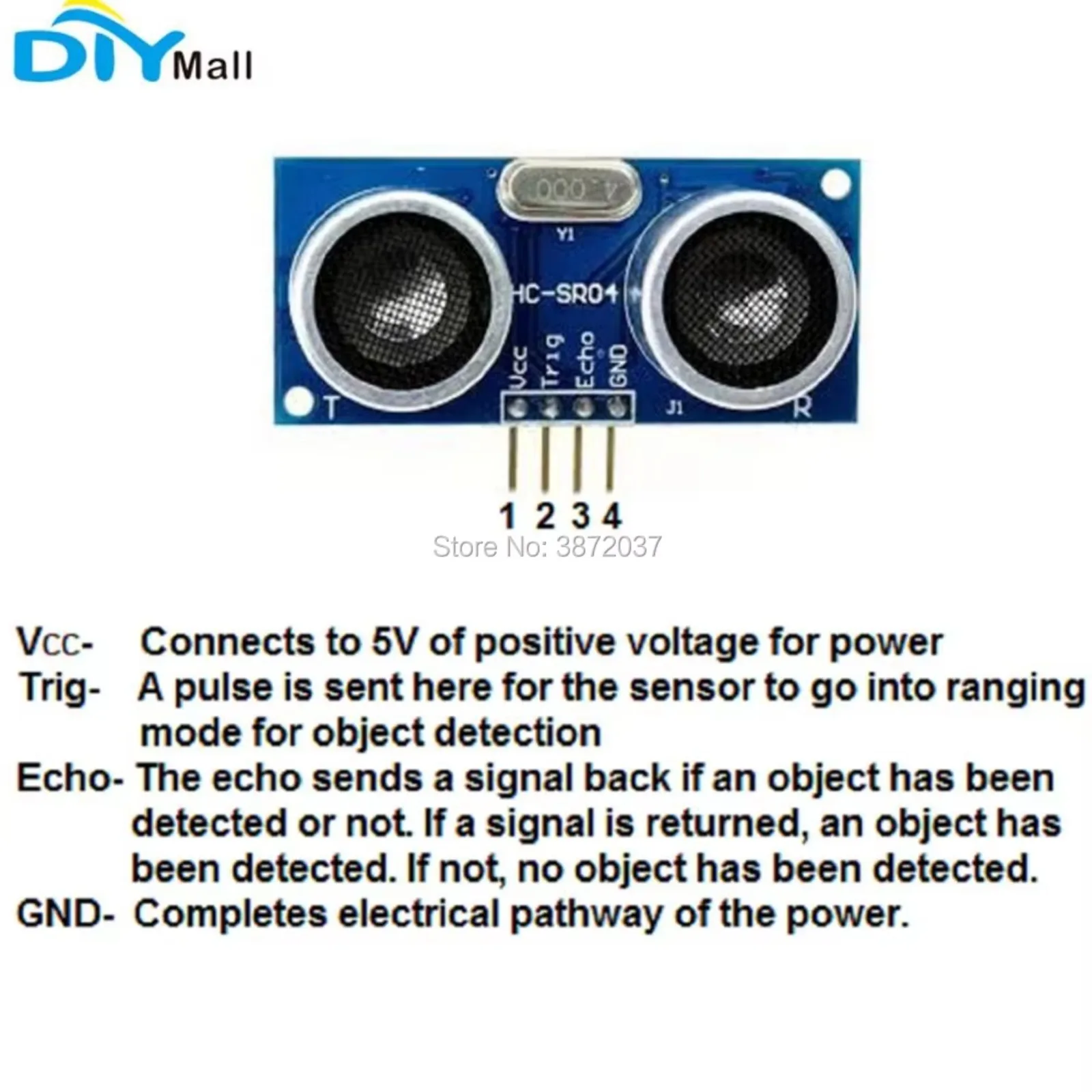 DIYmall HC-SR04 超音波センサー＆9Gサーボモ - Ultrasonic Sensor Hc-Sr04 のレビューと価格